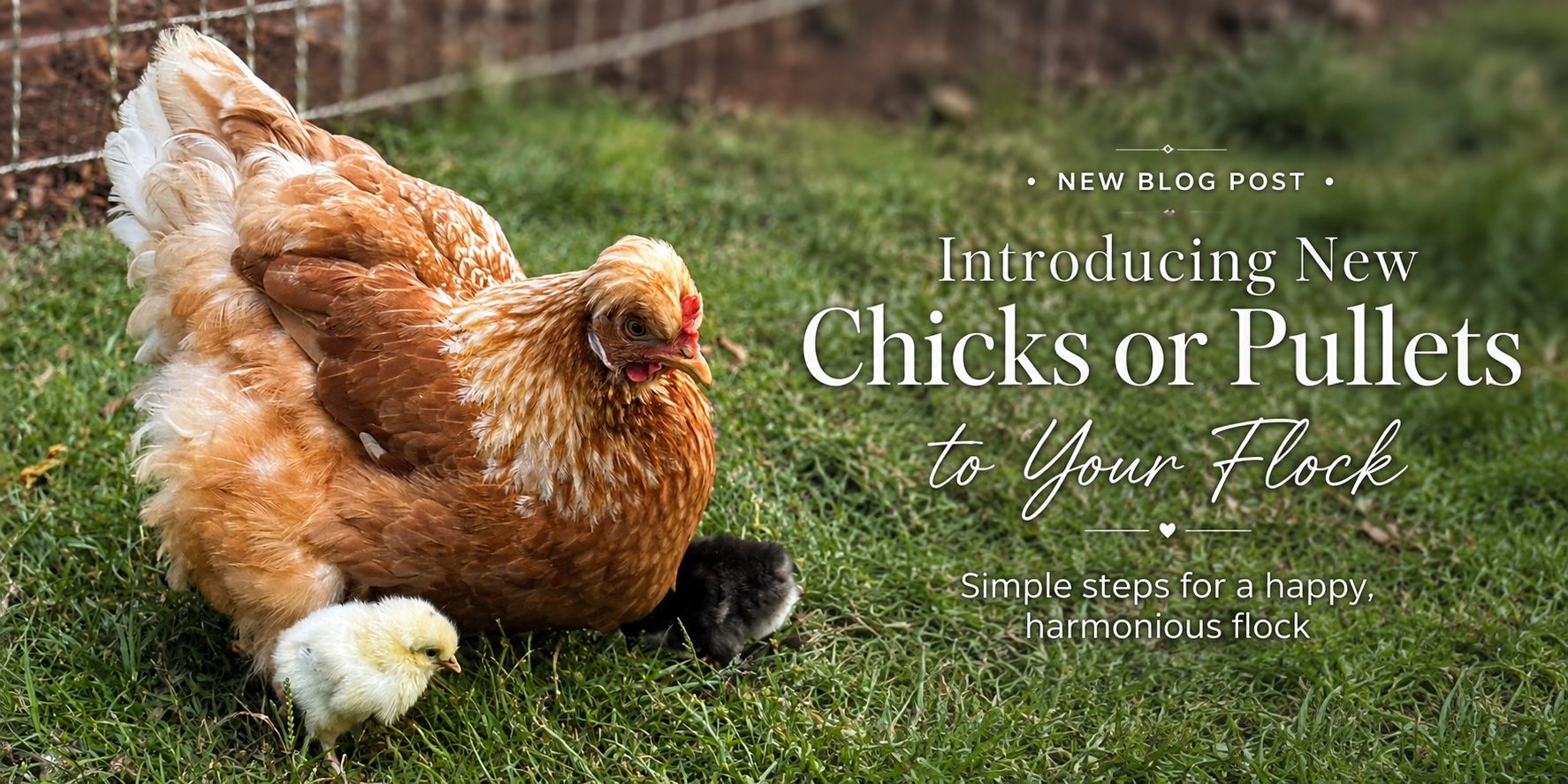 How to Introduce New Chicks or Pullets to Your Existing Flock