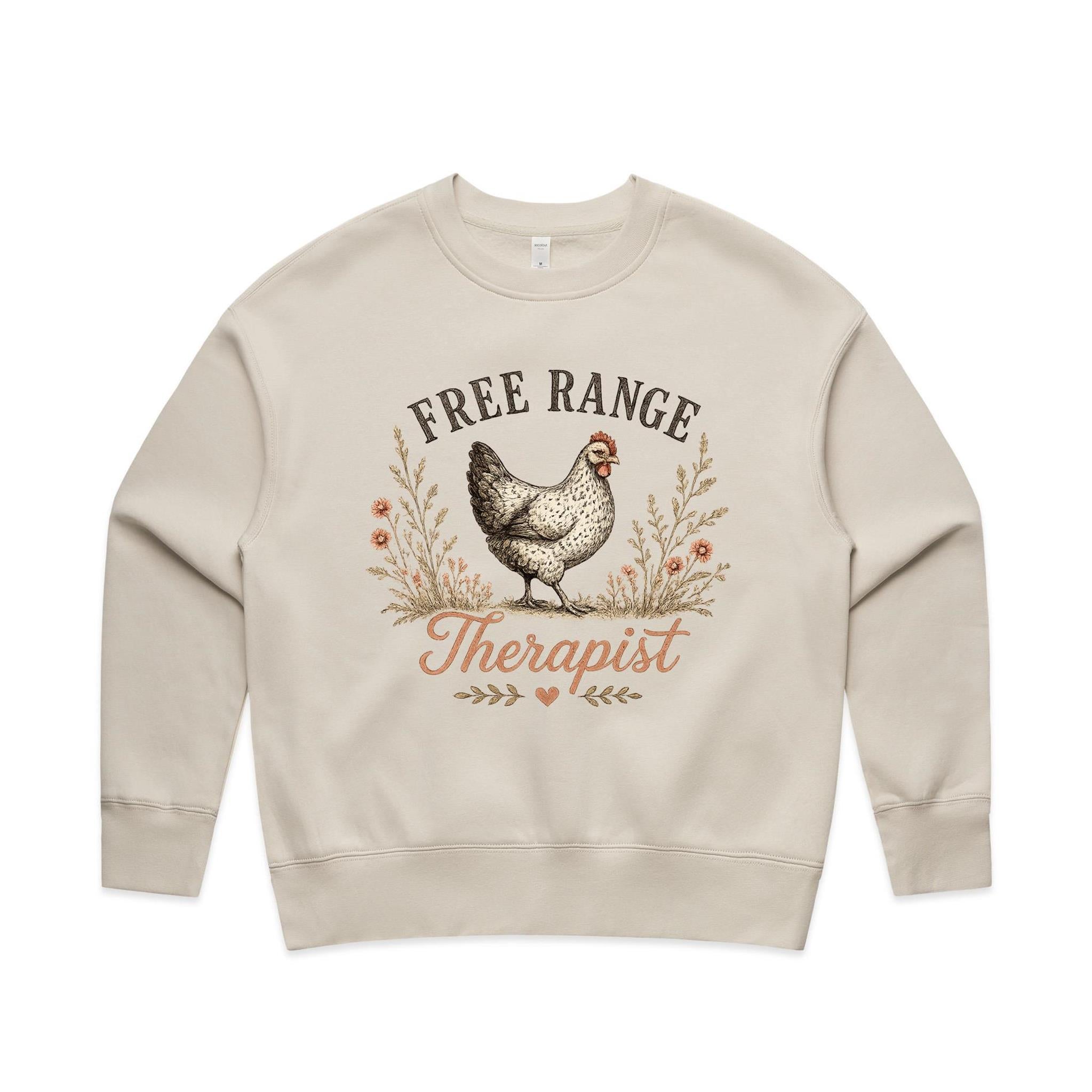 Free Range Therapist Relax Crew Jumper