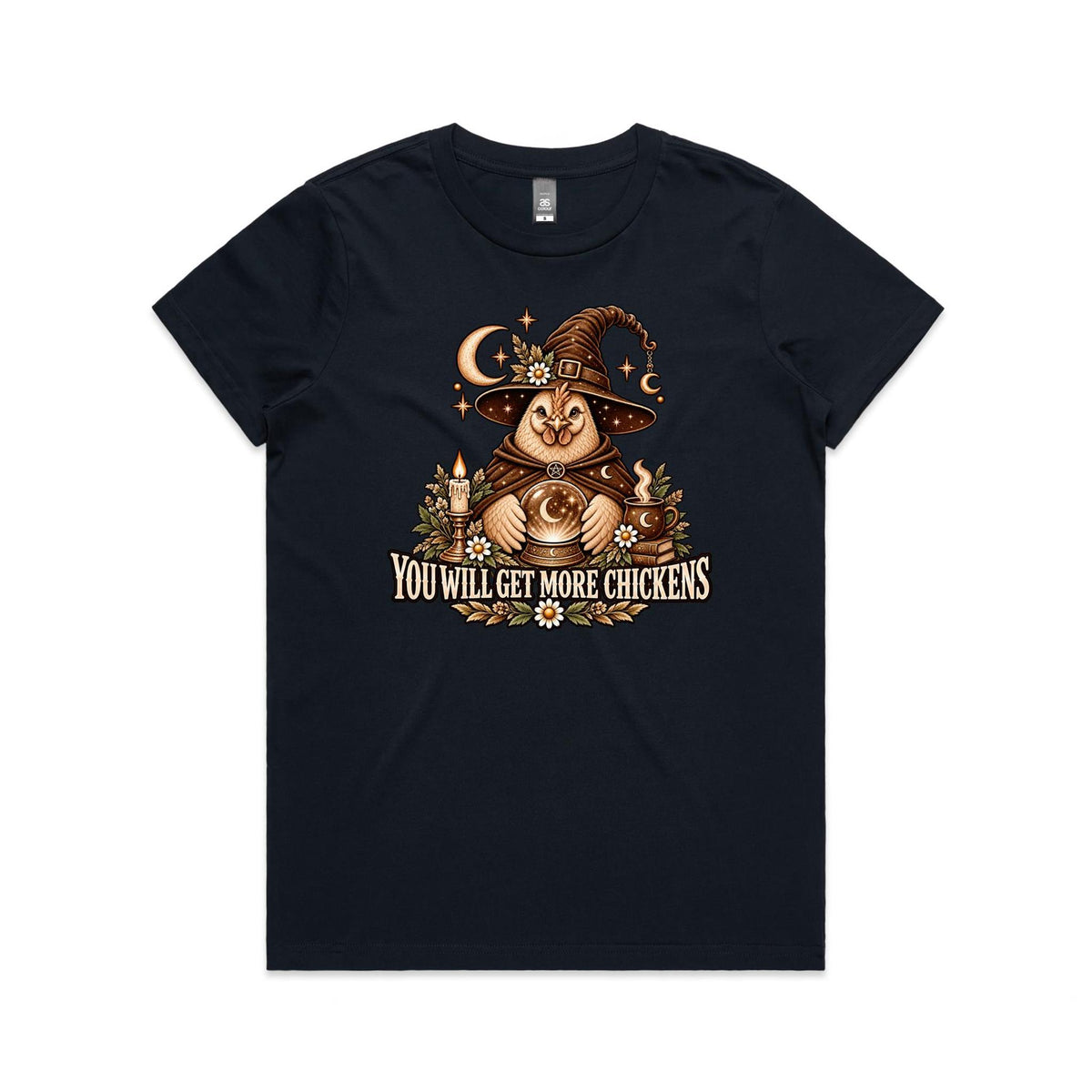 Fortune Teller Chicken Tee | Women's Chicken T-Shirt