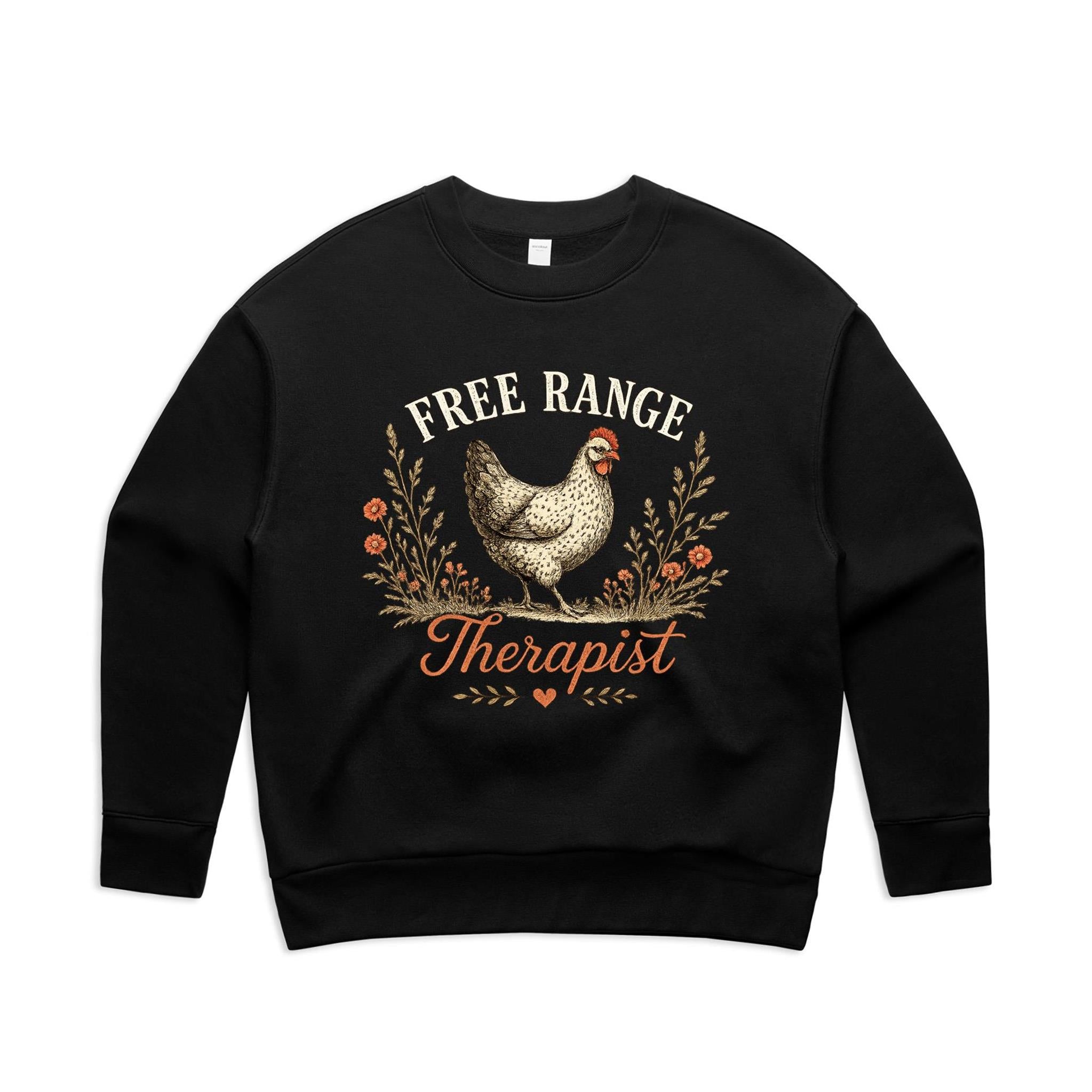Free Range Therapist Relax Crew Jumper