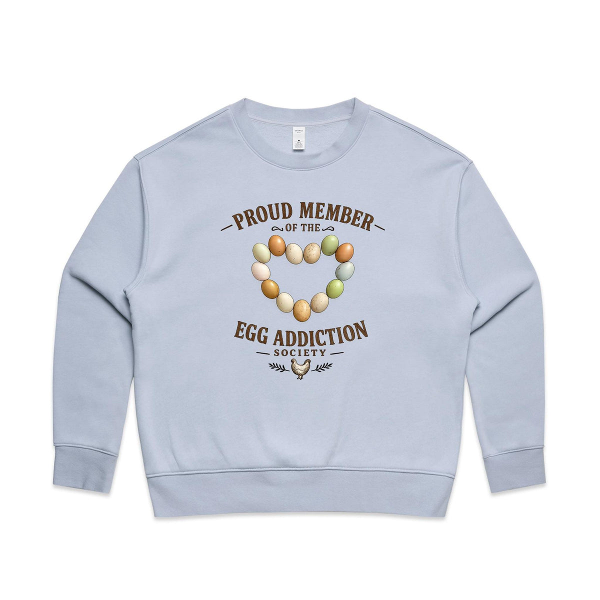 Egg Addiction Jumper | Women's Relaxed Crew Jumper