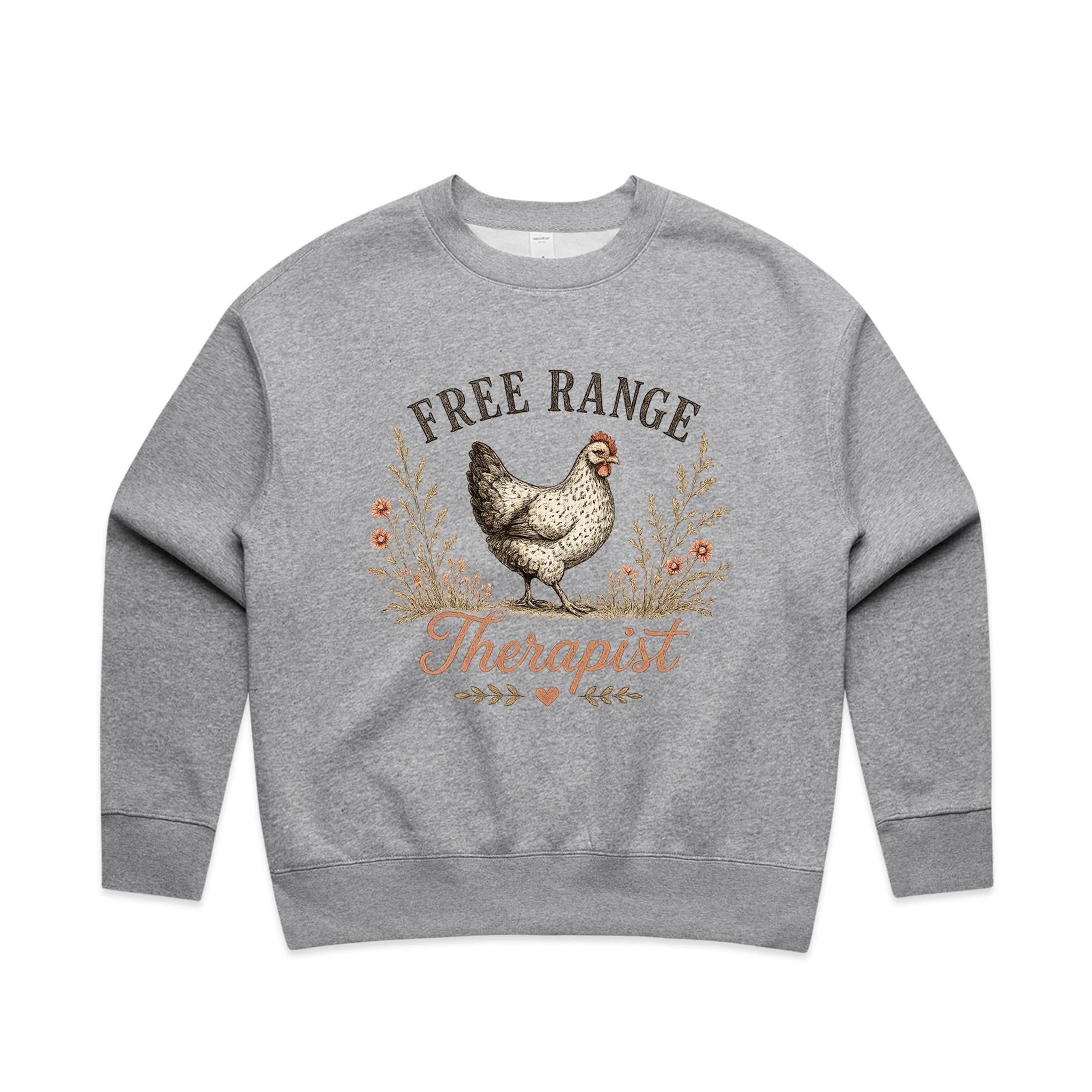 Free Range Therapist Relax Crew Jumper