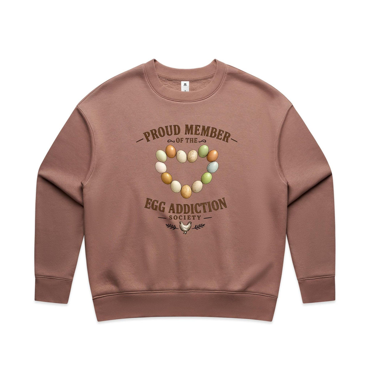 Egg Addiction Jumper | Women's Relaxed Crew Jumper