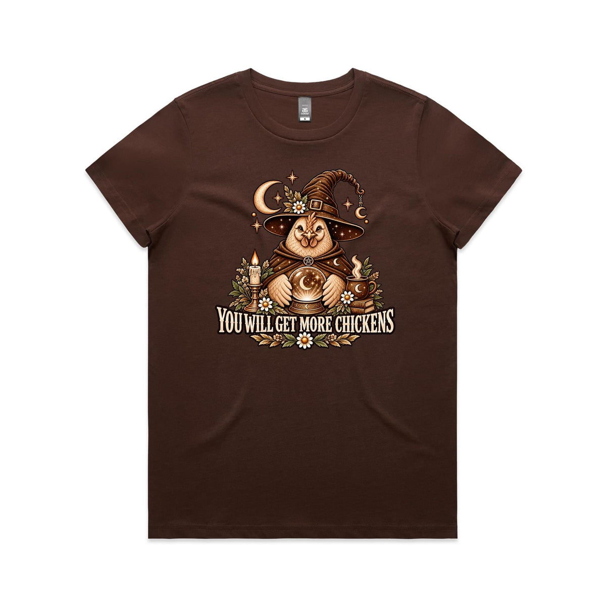 Fortune Teller Chicken Tee | Women's Chicken T-Shirt