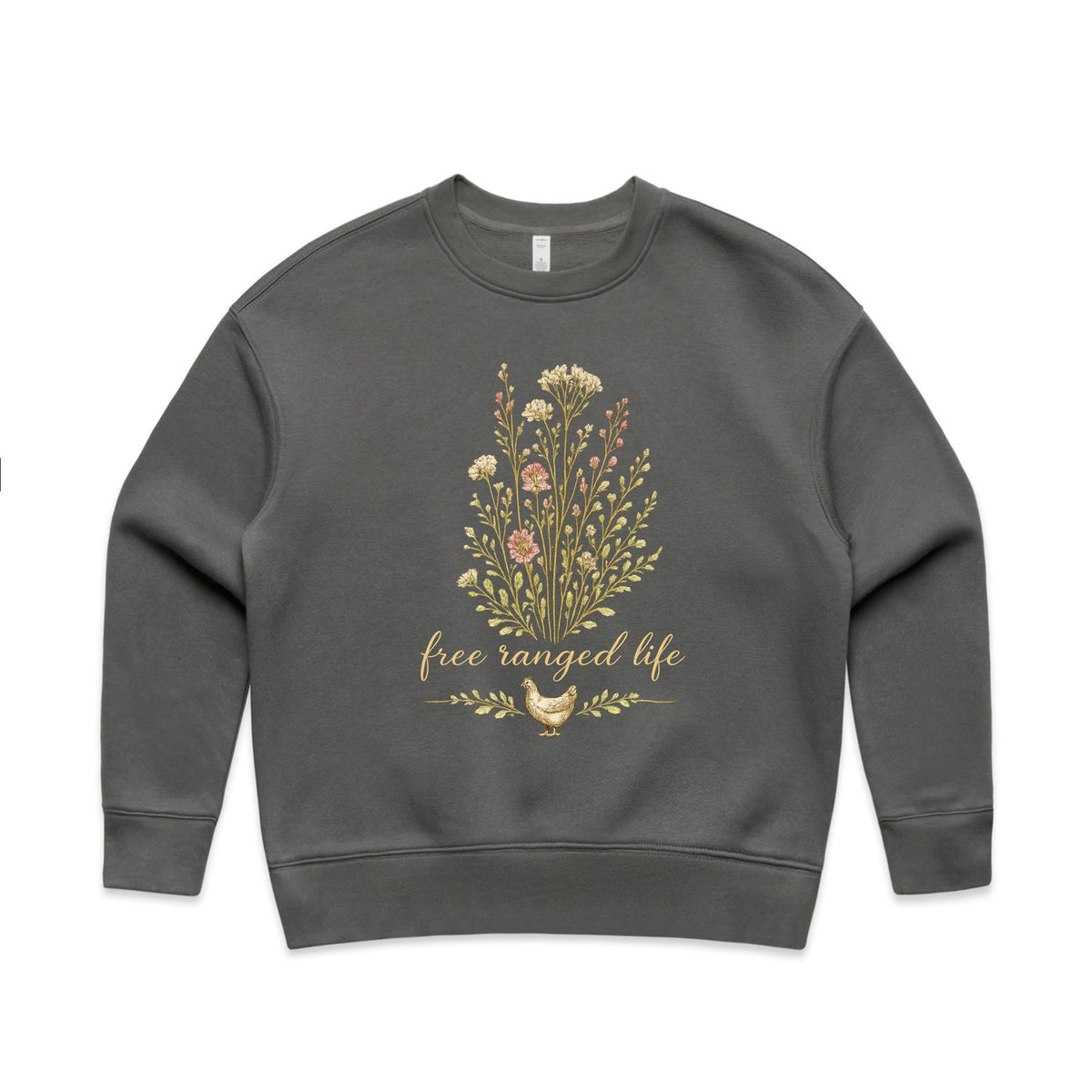 Free Ranged Life Jumper | Women's Relaced Crew Jumper