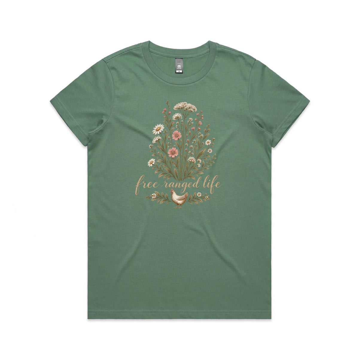 Free Ranged Life Tee | Women's Chicken T-Shirt