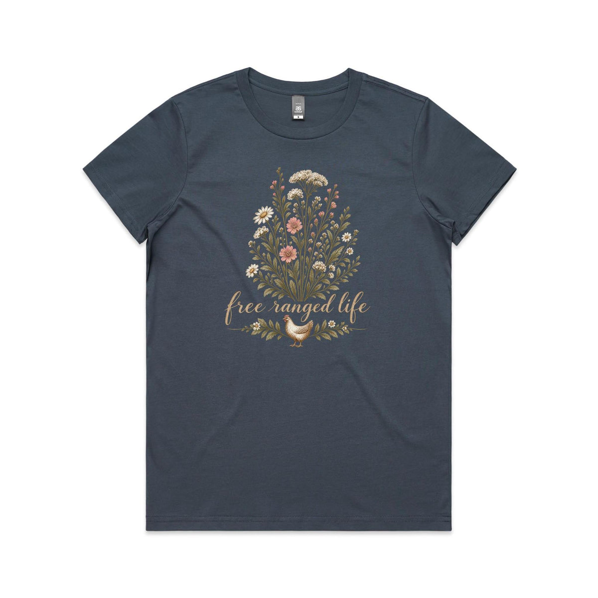 Free Ranged Life Tee | Women's Chicken T-Shirt