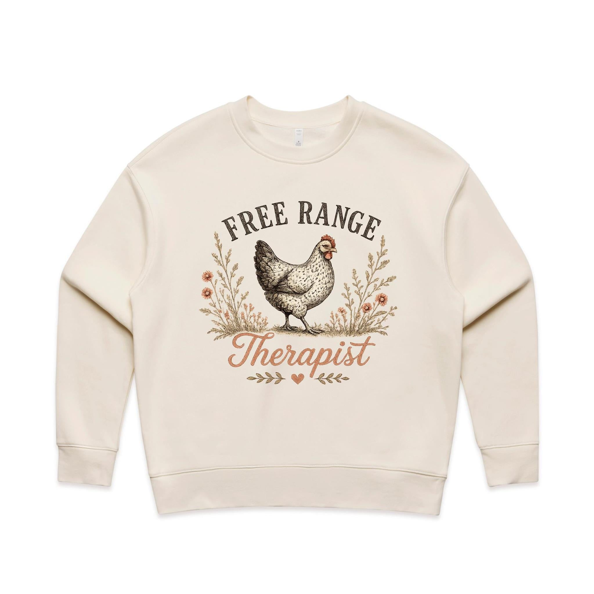 Free Range Therapist Relax Crew Jumper