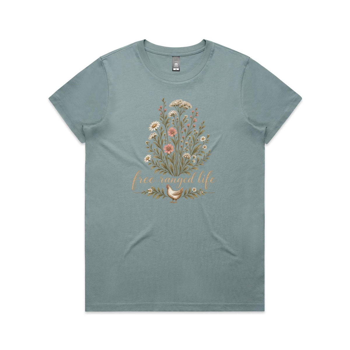 Free Ranged Life Tee | Women's Chicken T-Shirt