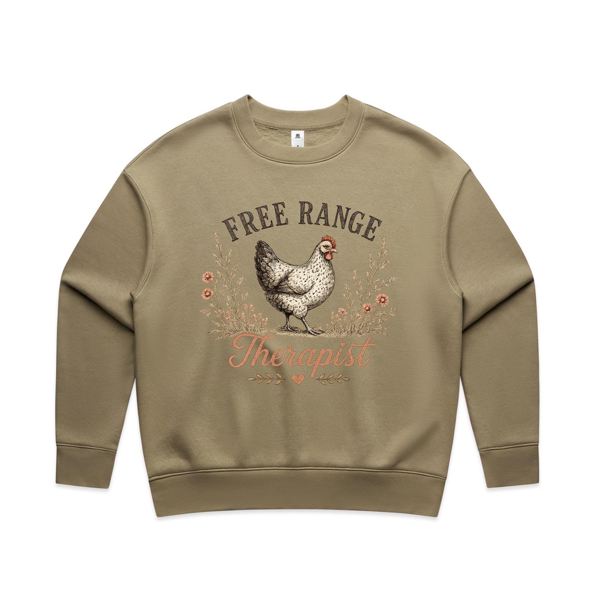 Free Range Therapist Relax Crew Jumper