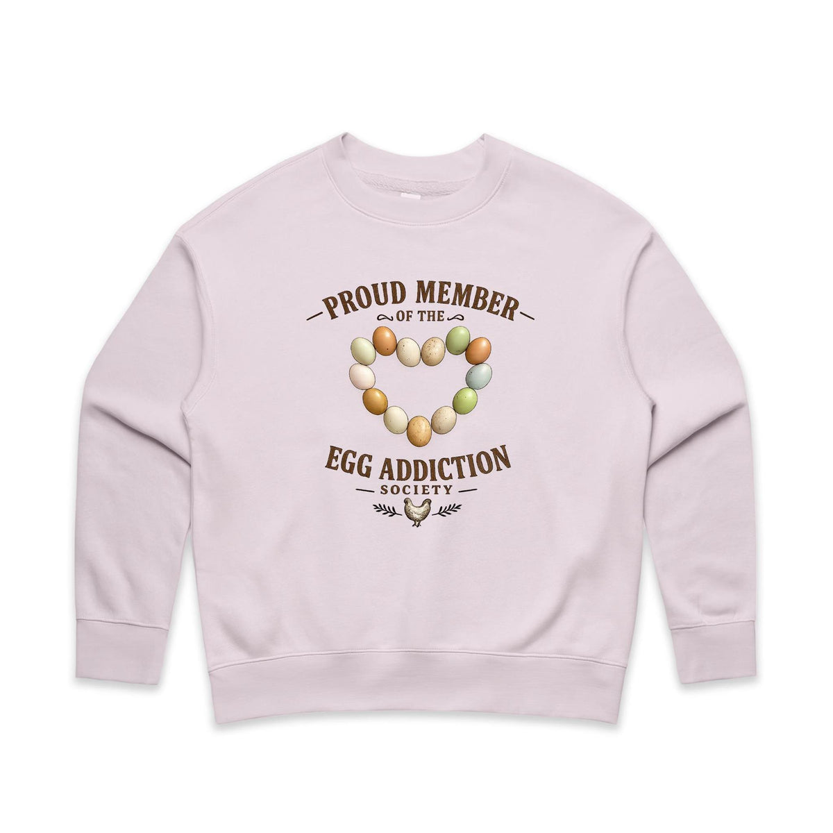 Egg Addiction Jumper | Women's Relaxed Crew Jumper