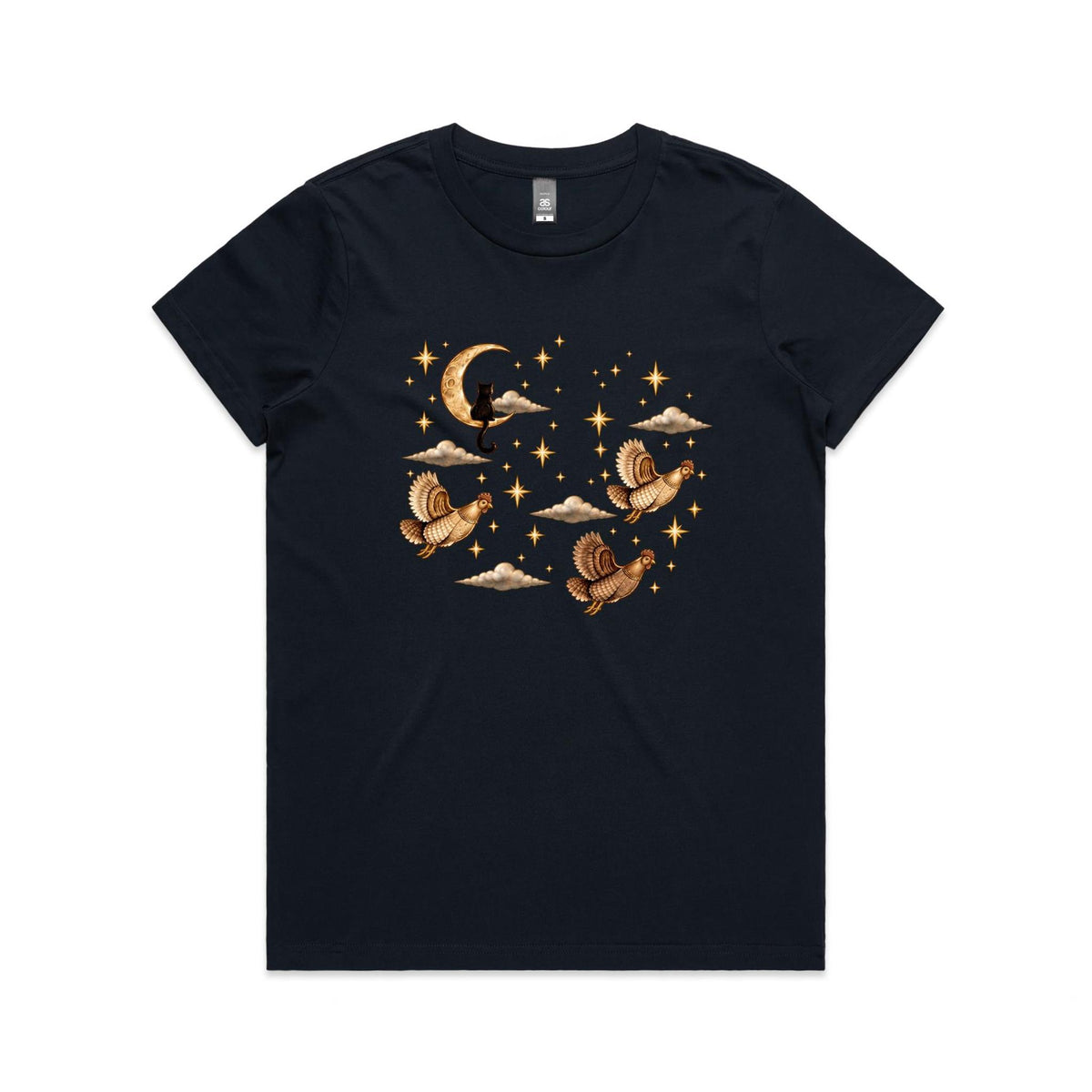 Moonlit Flight Tee | Women's Chicken T-Shirt