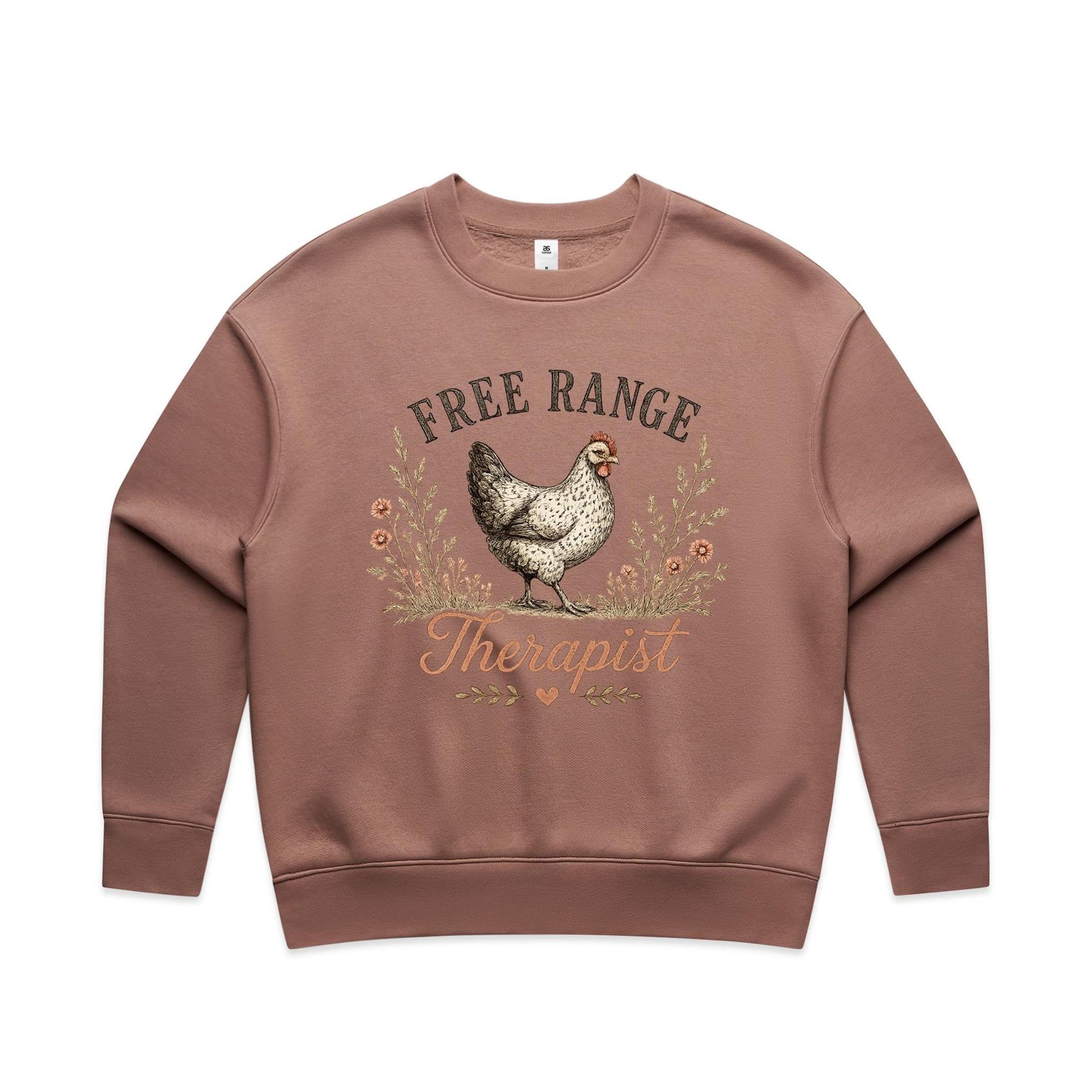 Free Range Therapist Relax Crew Jumper