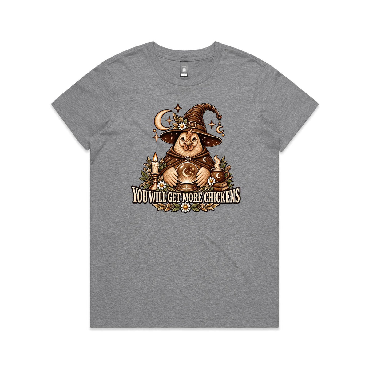 Fortune Teller Chicken Tee | Women's Chicken T-Shirt