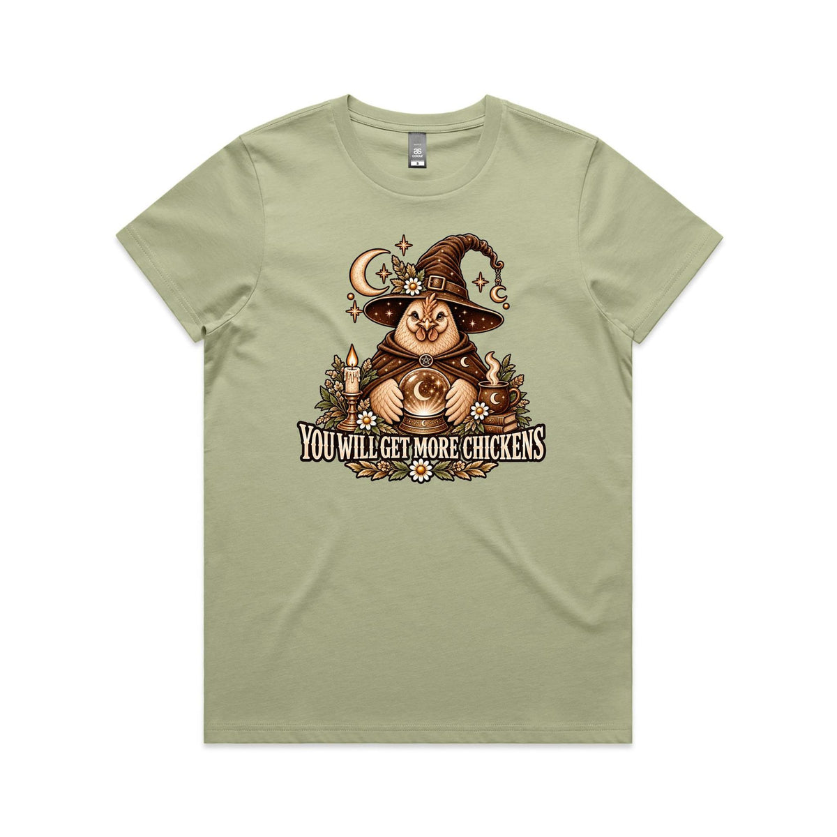 Fortune Teller Chicken Tee | Women's Chicken T-Shirt