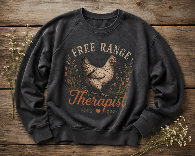 Free Range Therapist Relax Crew Jumper