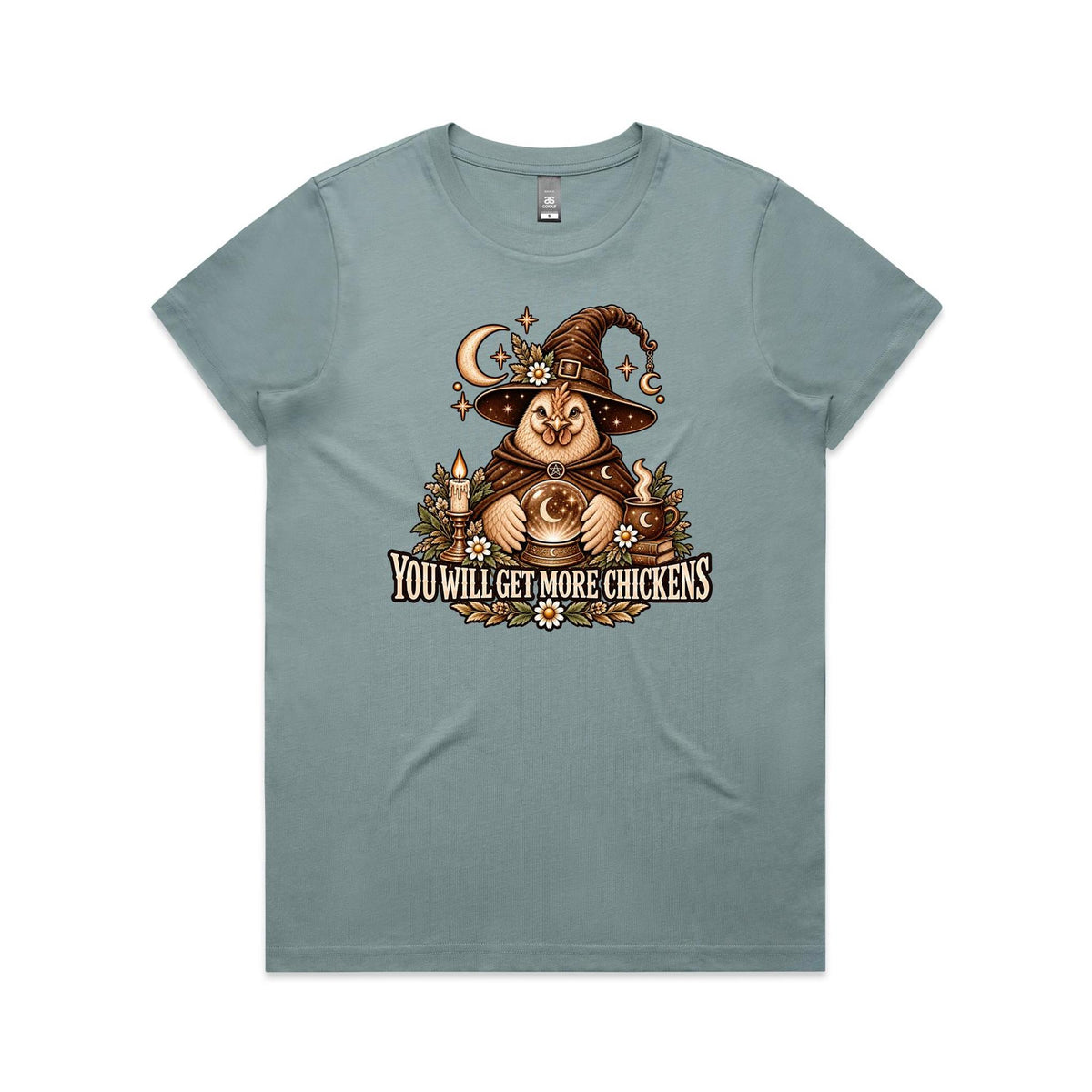 Fortune Teller Chicken Tee | Women's Chicken T-Shirt