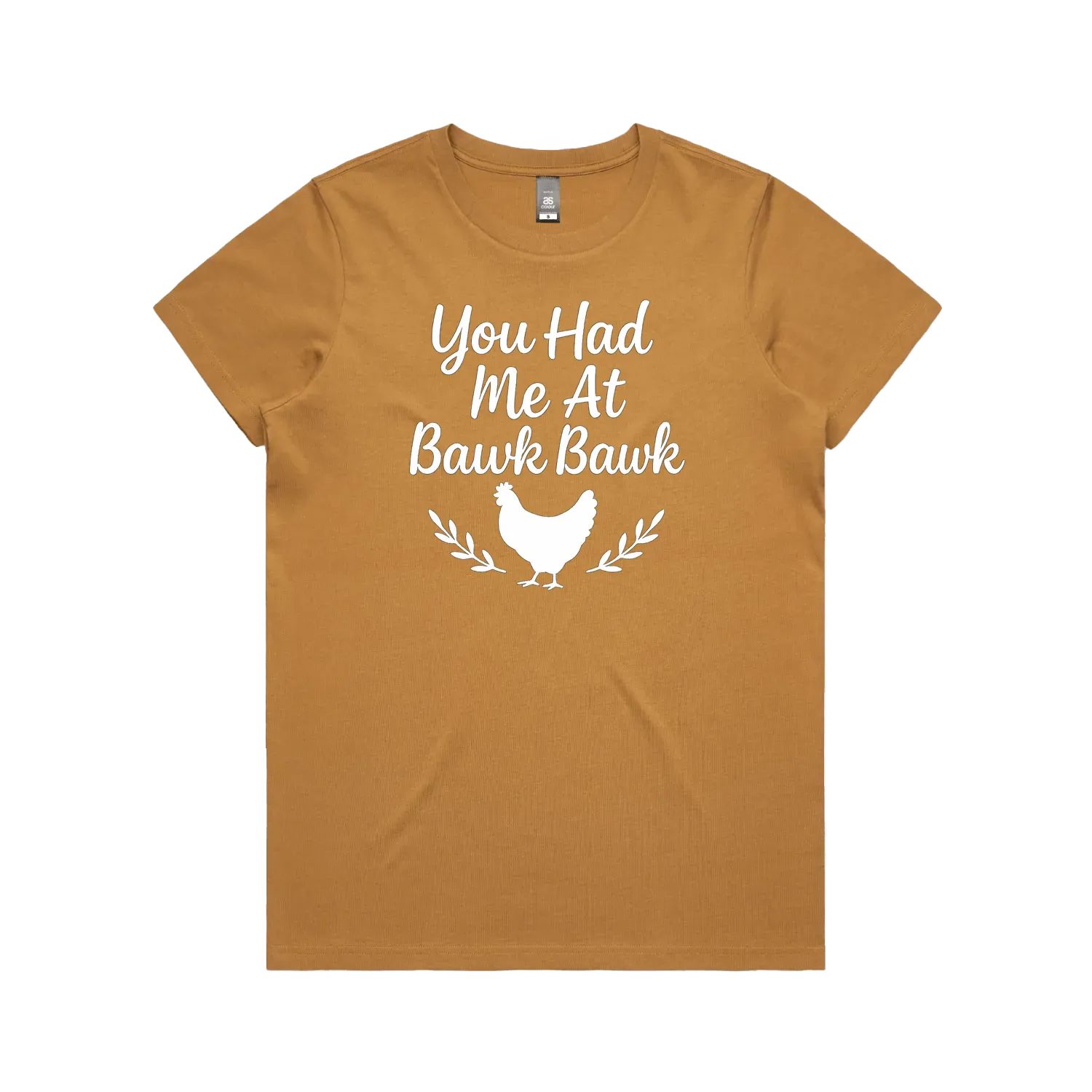 Camel front flat lay