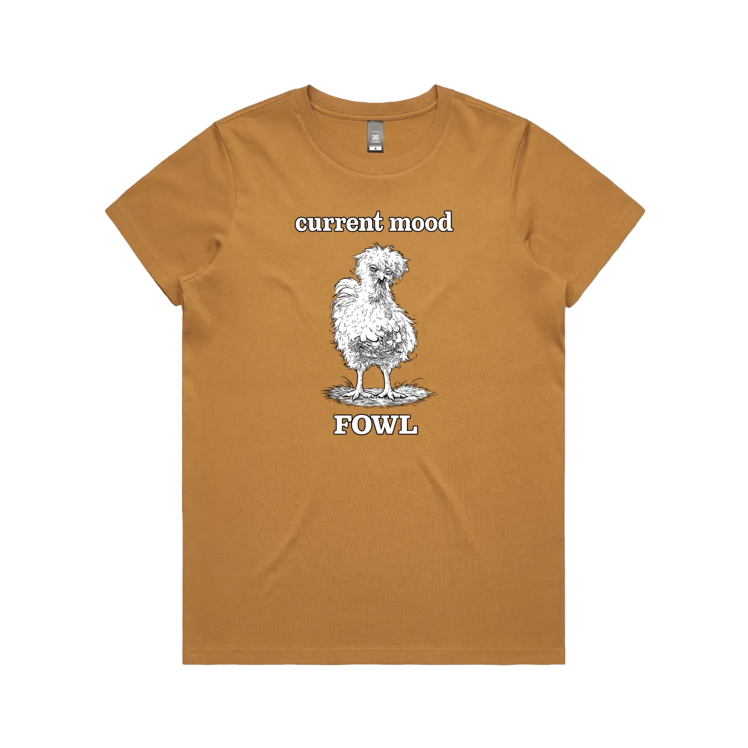 Camel front flat lay
