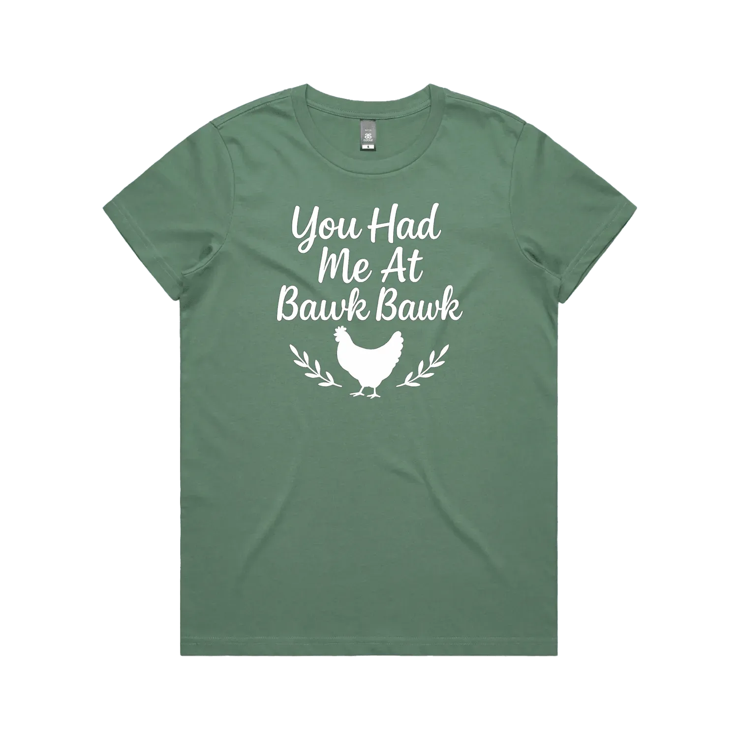 Sage front flat lay