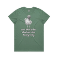 Sage front flat lay