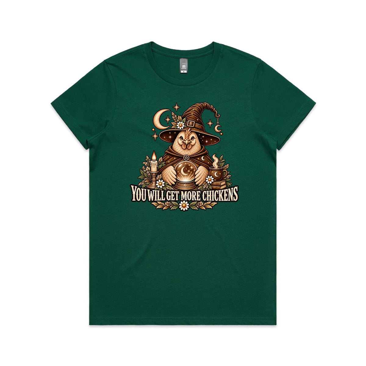 Fortune Teller Chicken Tee | Women's Chicken T-Shirt