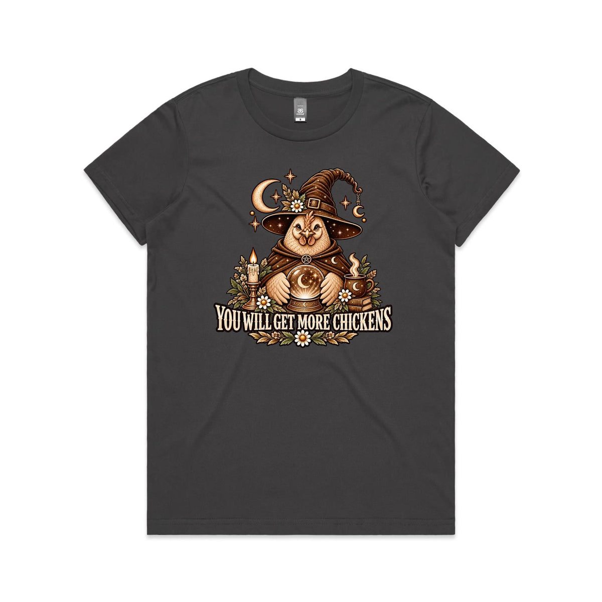 Fortune Teller Chicken Tee | Women's Chicken T-Shirt