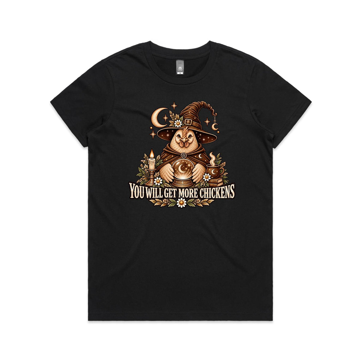 Fortune Teller Chicken Tee | Women's Chicken T-Shirt