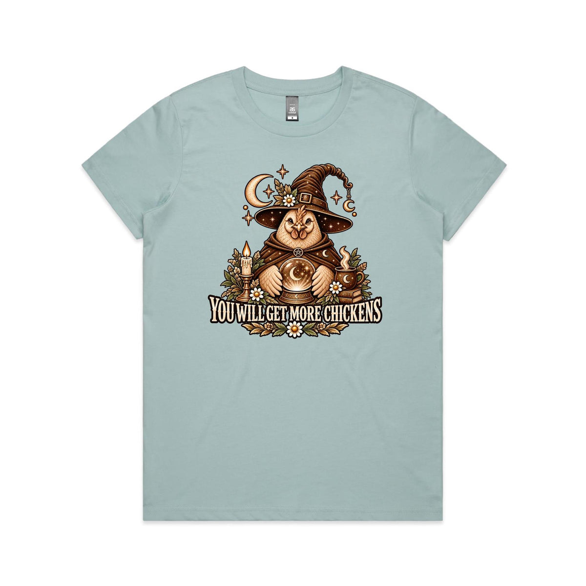 Fortune Teller Chicken Tee | Women's Chicken T-Shirt