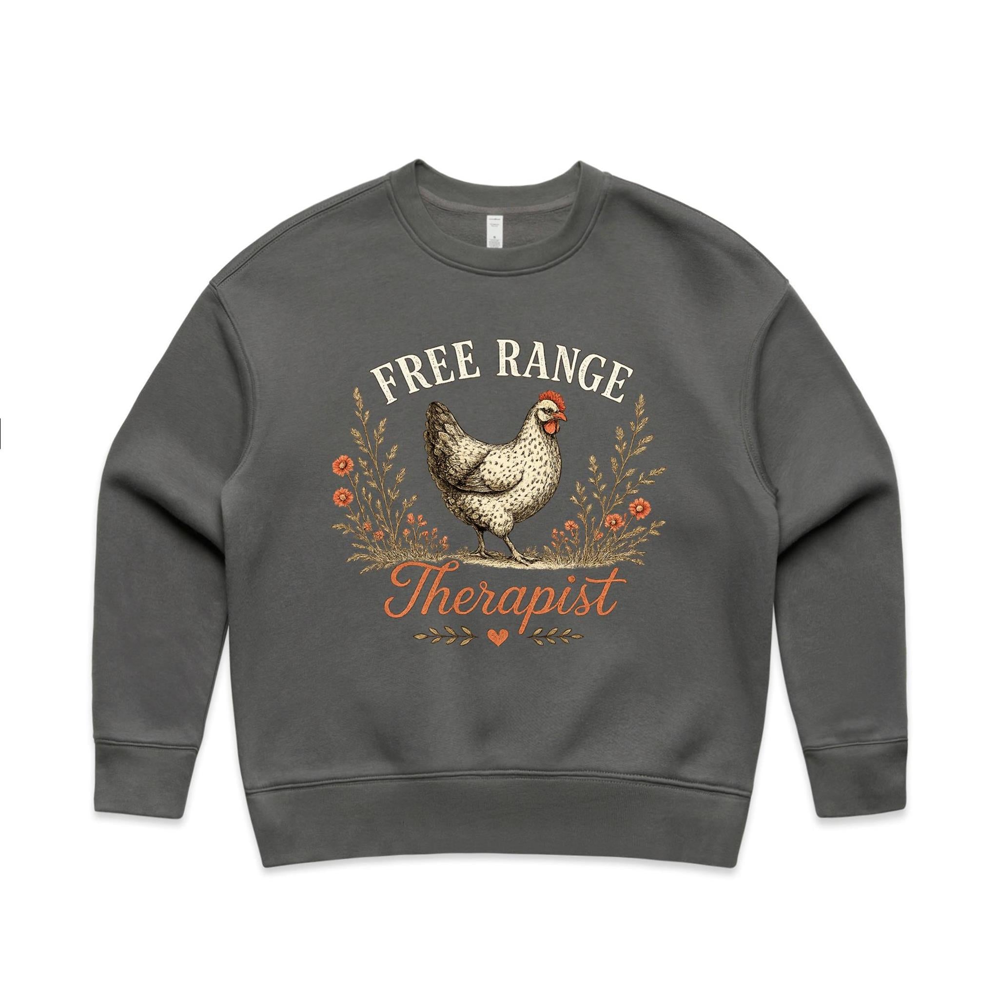 Free Range Therapist Relax Crew Jumper