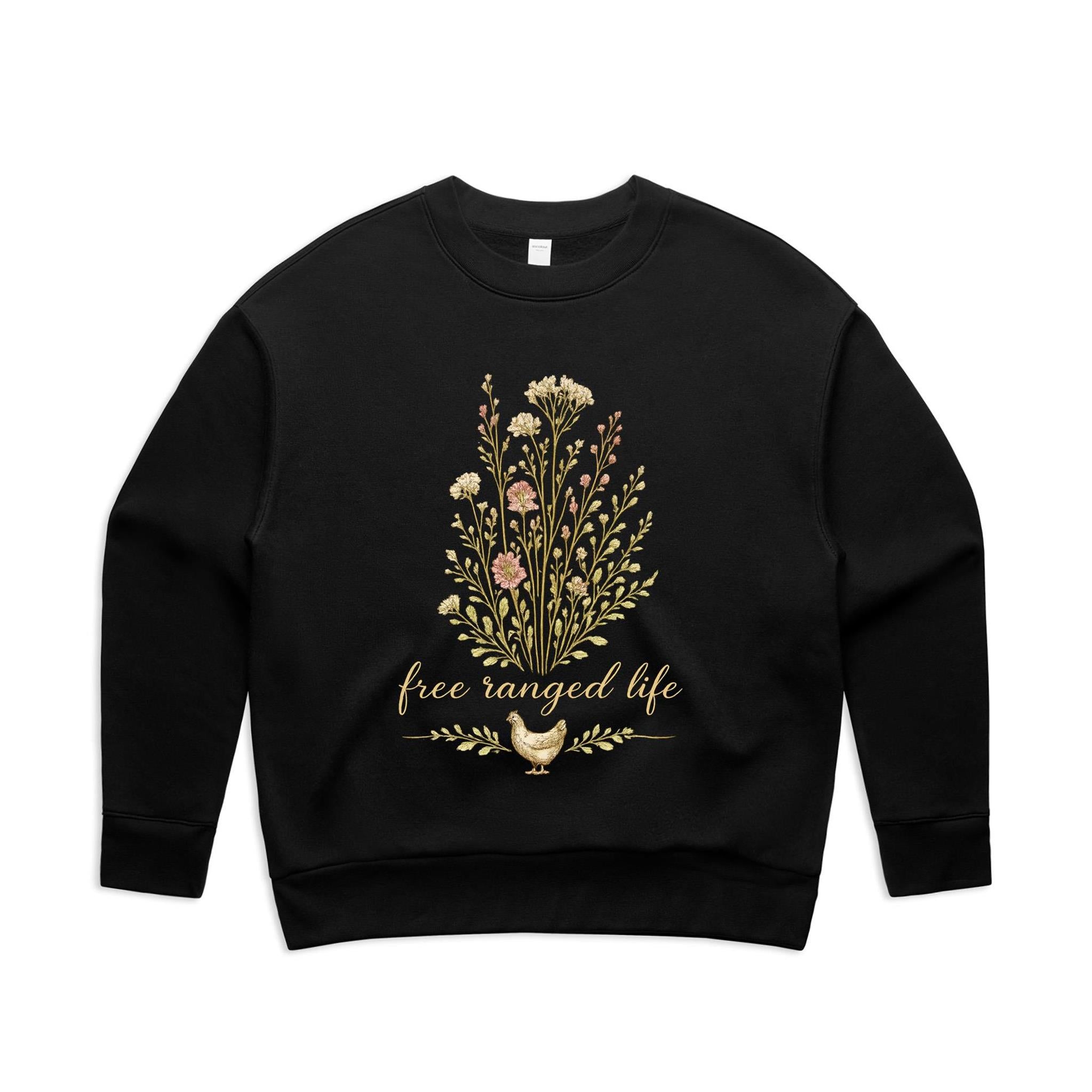 Free Ranged Life Relax Crew Jumper