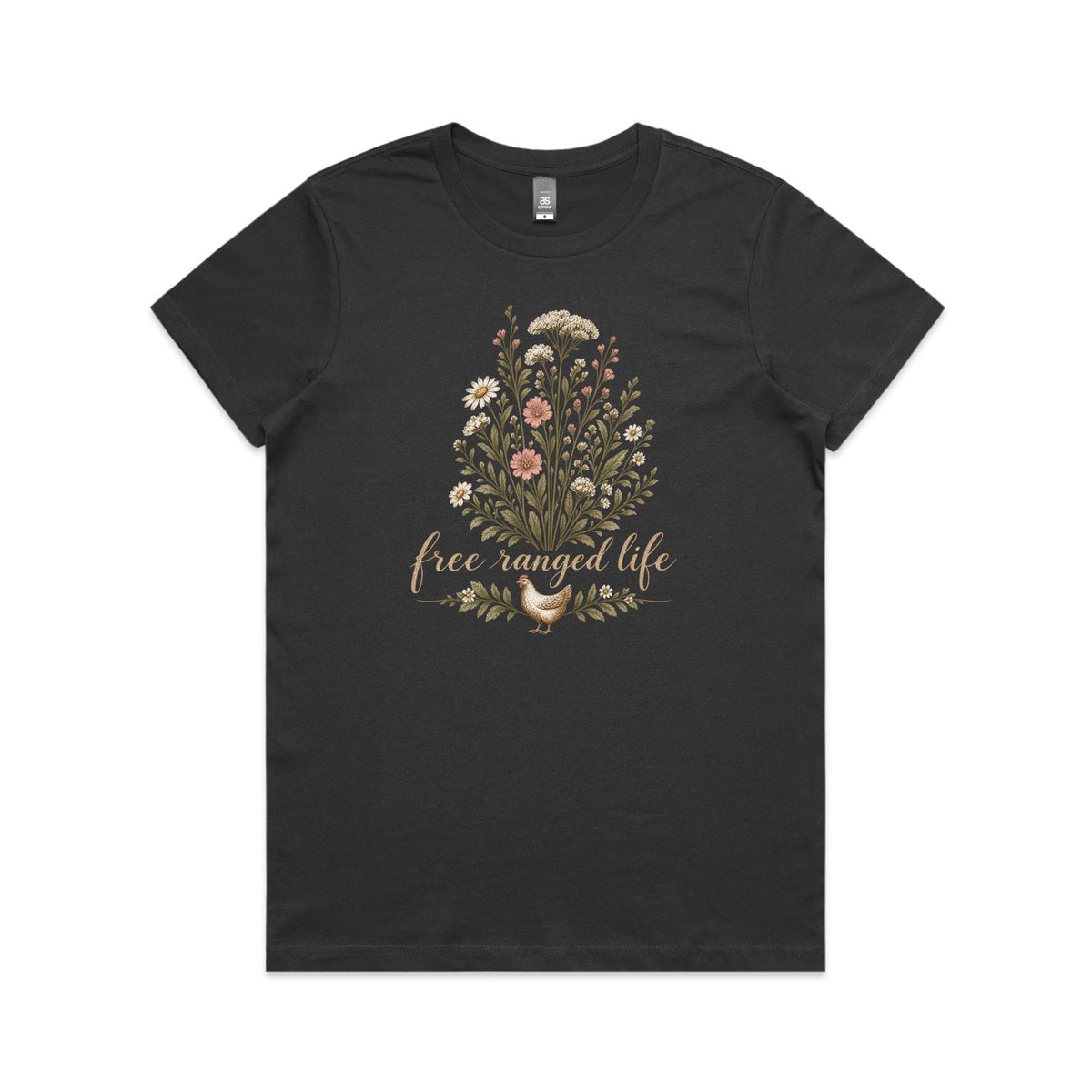 Free Ranged Life Tee | Women's Chicken T-Shirt