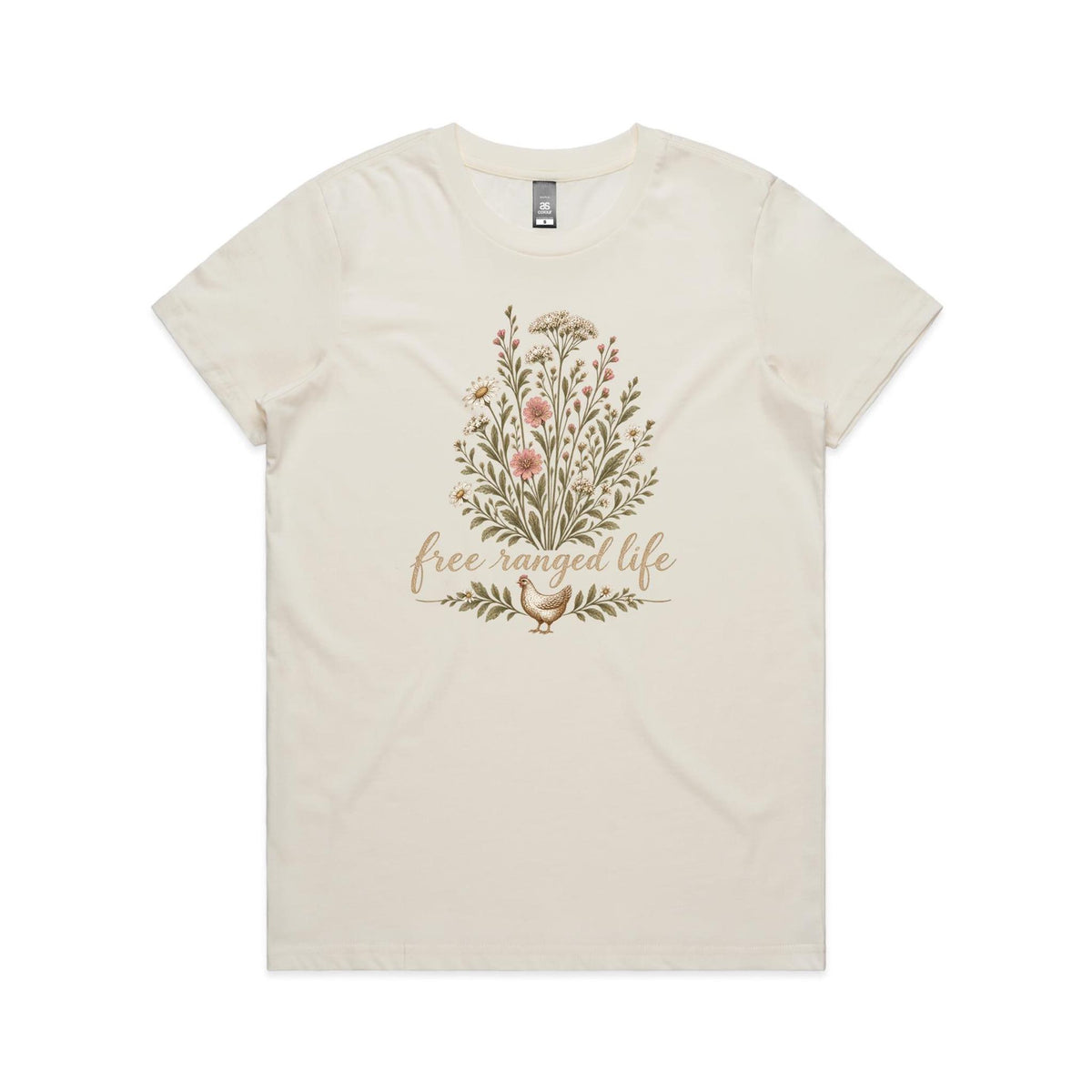Free Ranged Life Tee | Women's Chicken T-Shirt