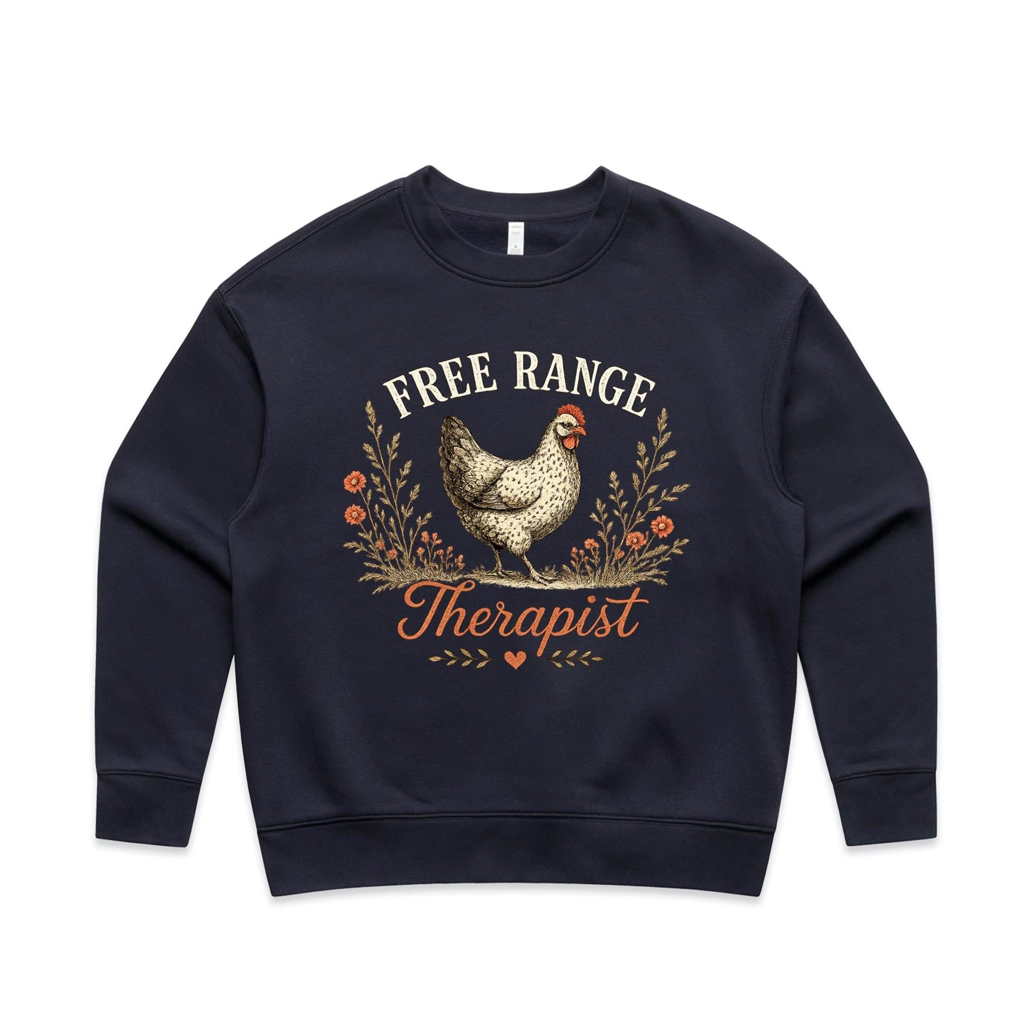 Free Range Therapist Relax Crew Jumper