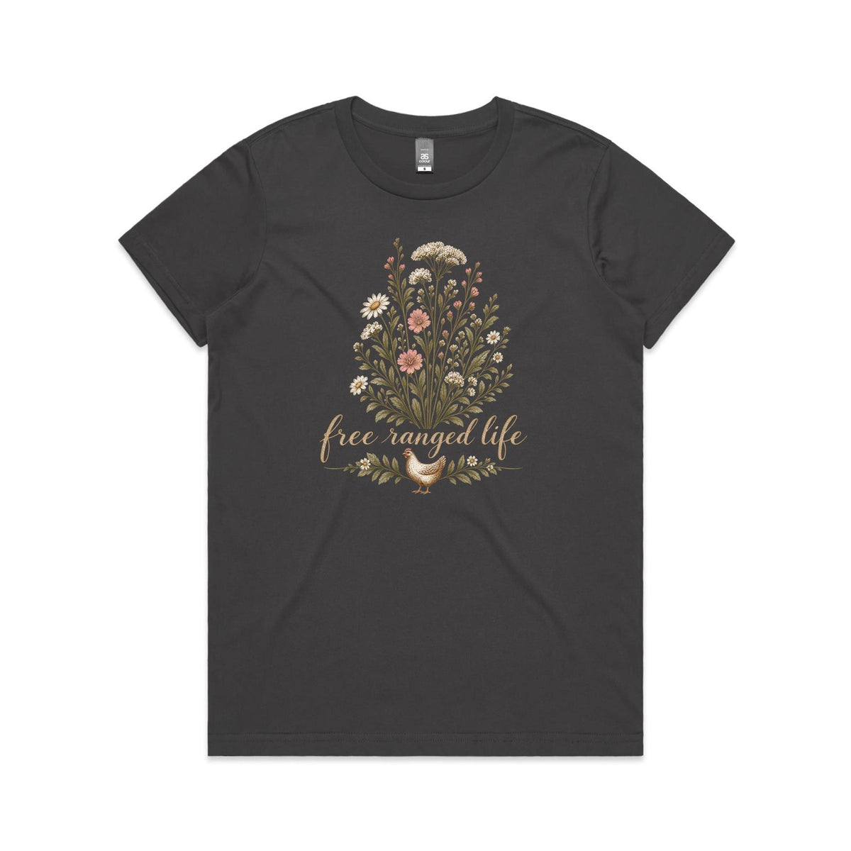 Free Ranged Life Tee | Women's Chicken T-Shirt