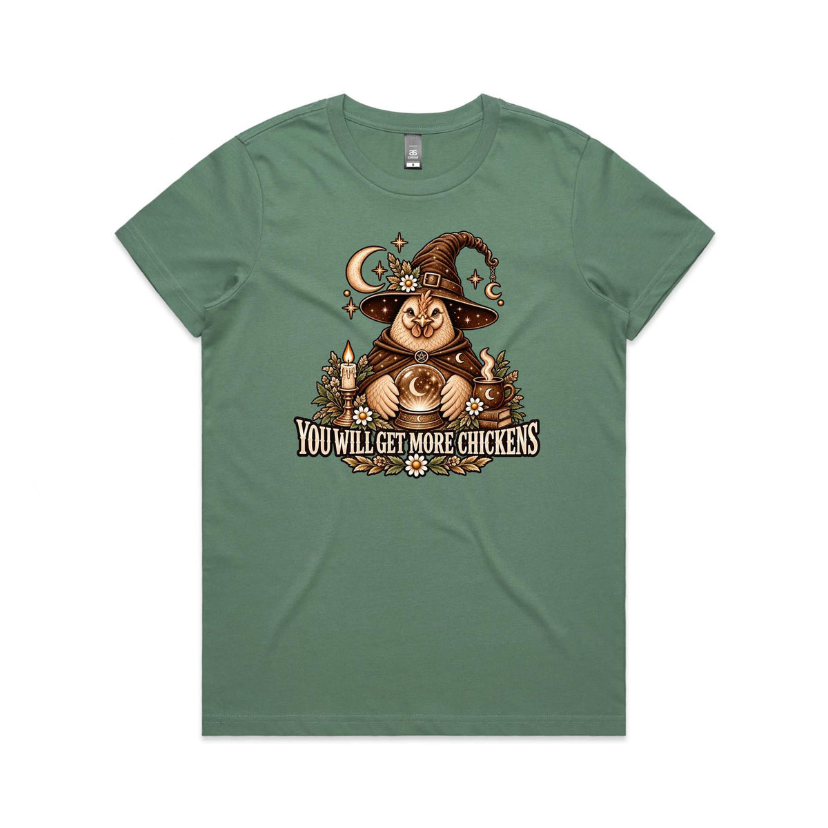 Fortune Teller Chicken Tee | Women's Chicken T-Shirt